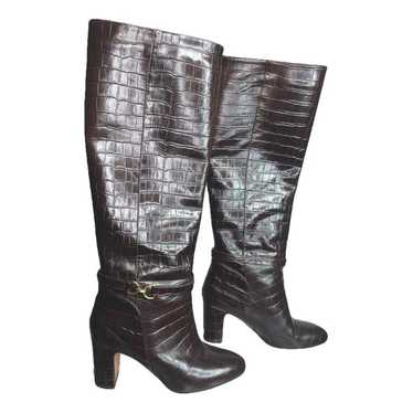 Rouje Loana leather riding boots - image 1