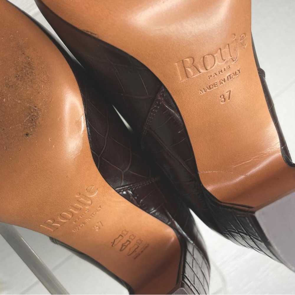 Rouje Loana leather riding boots - image 9
