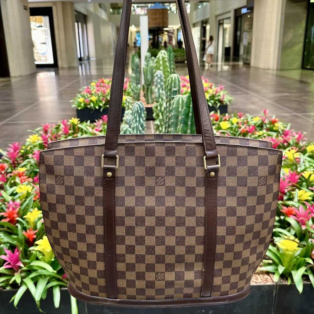 Louis Vuitton Babylone vintage leather tote - image 2