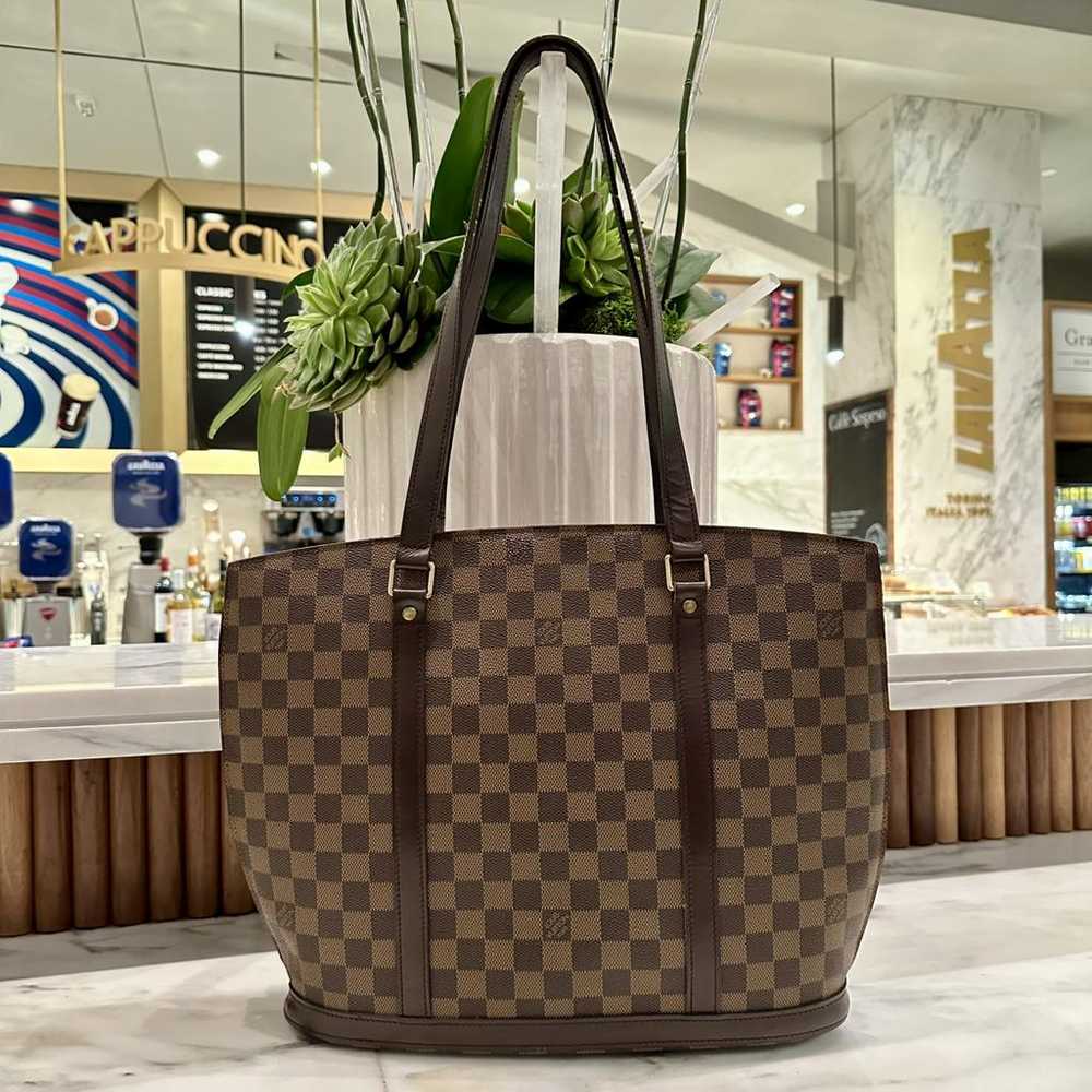 Louis Vuitton Babylone vintage leather tote - image 3