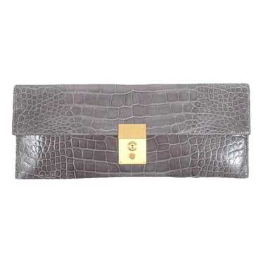 Vintage Annabelle Thom Kenya store Suede Envelope Clutch