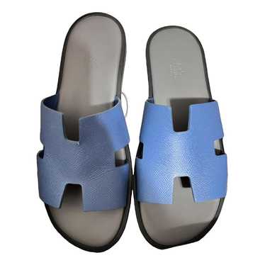 Hermès Izmir leather sandals - image 1