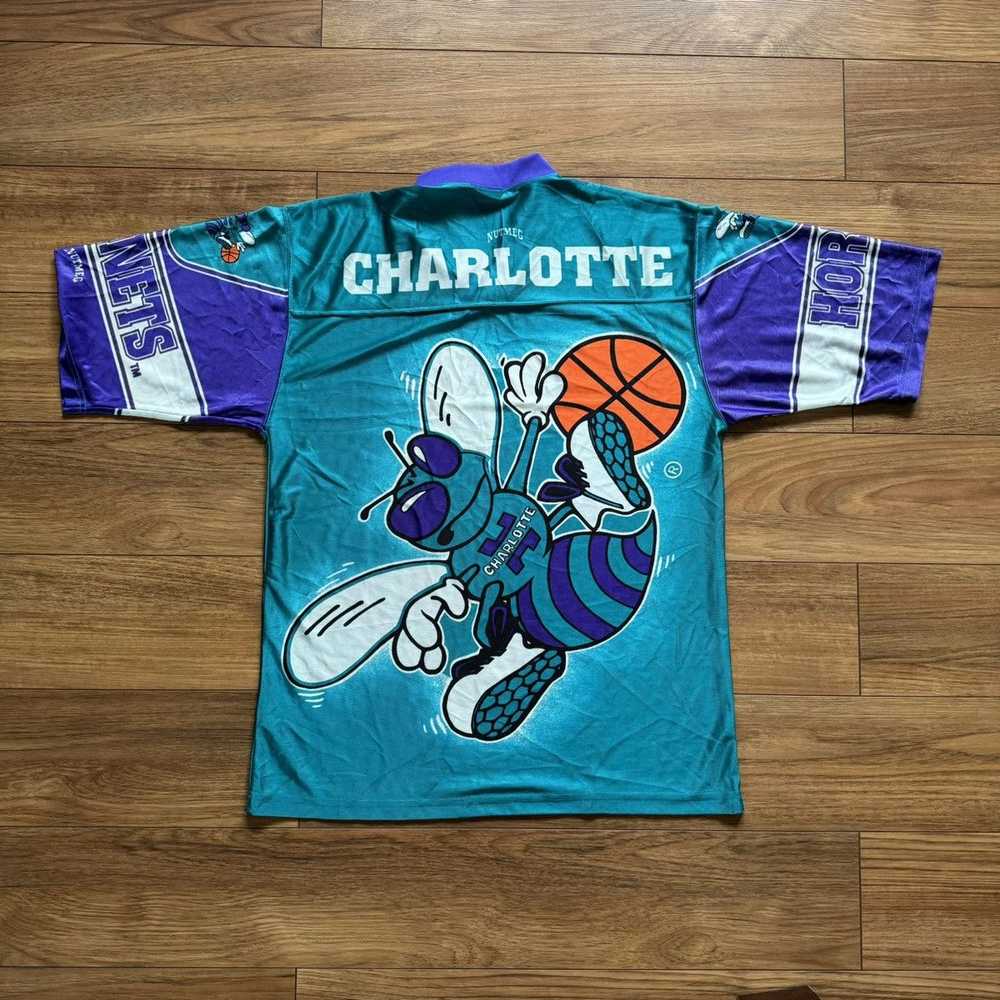 NBA × Nutmeg × Vintage Vintage 90s Charlotte Horn… - image 4
