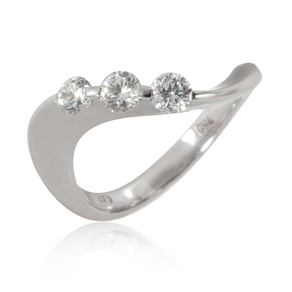 Louis Vuitton Three Stone Curved Diamond Band in … - image 3