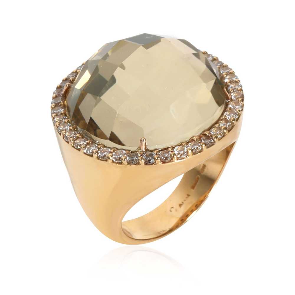 Tiffany & Co. Roberto Coin Quartz Diamond Doublet… - image 3