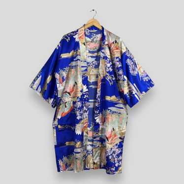 Kimono Japan Dragon × Sukajan Souvenir Jacket Vin… - image 1