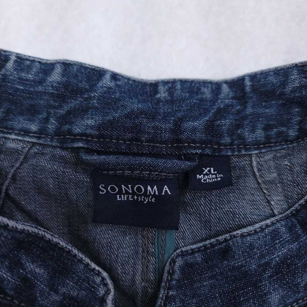 Sonoma Sonoma Button Up Denim Jacket Women Size E… - image 3