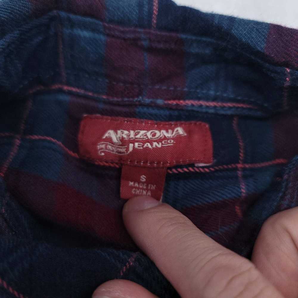 AriZona Arizona Jean Co Tartan Flannel Shirt Wome… - image 3
