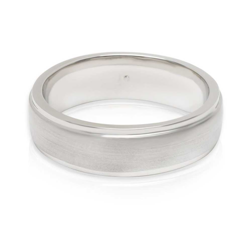 Tiffany & Co. Men's Brushed Diamond Wedding Band … - image 3