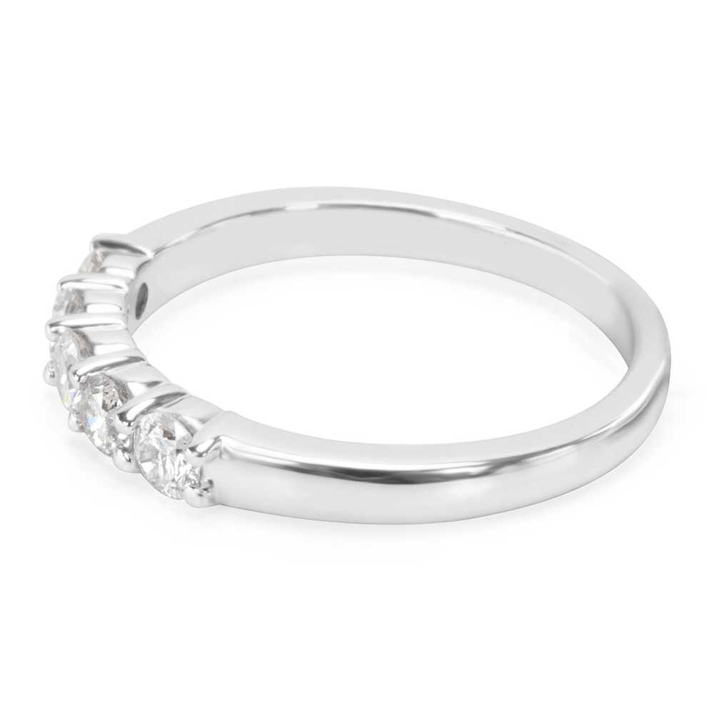 Tiffany & Co. Crystal 5-Stone Wedding Band in Ste… - image 2