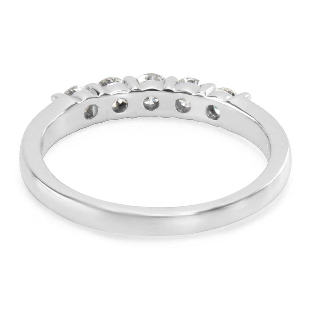 Tiffany & Co. Crystal 5-Stone Wedding Band in Ste… - image 3