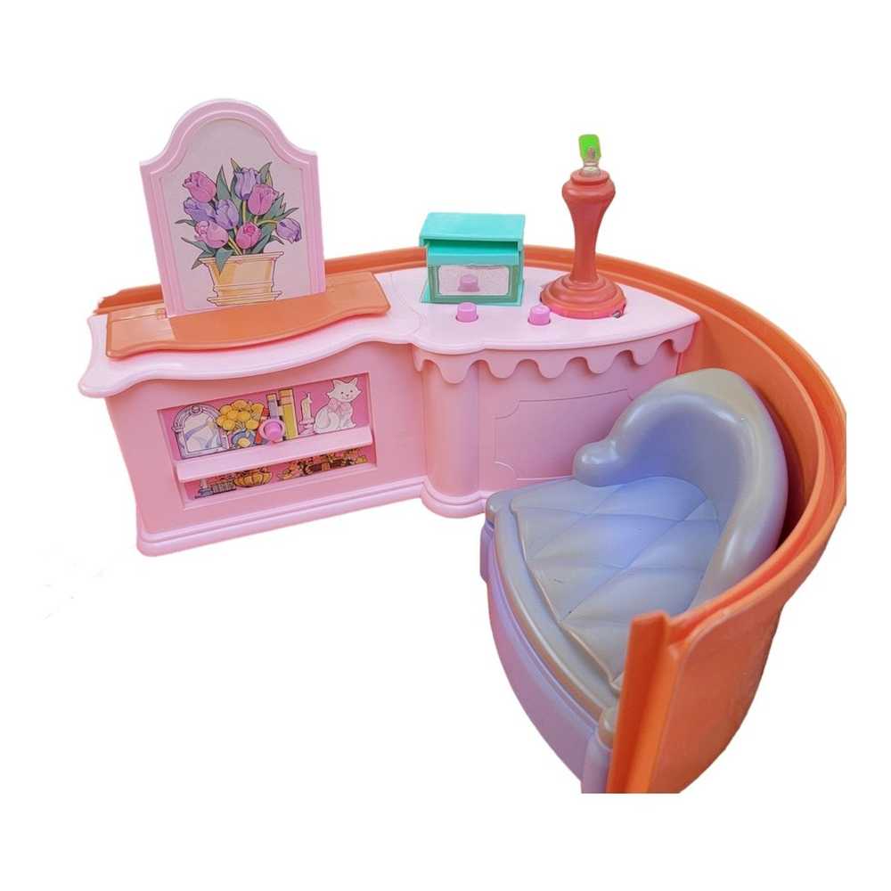 Vintage 90s Barbie Caboodle Pop Up Playhouse - image 8