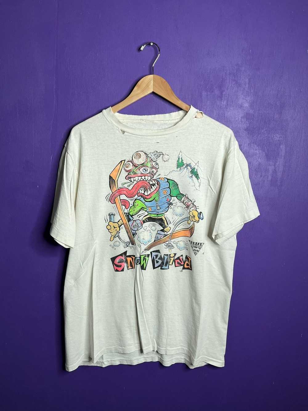 Made In Usa × Vintage Vintage 90s Rat fink style … - image 1