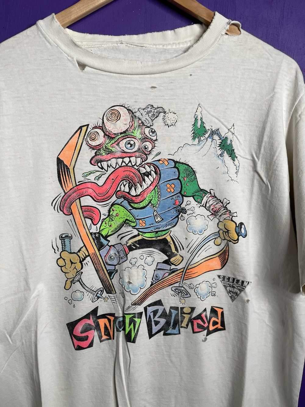 Made In Usa × Vintage Vintage 90s Rat fink style … - image 3