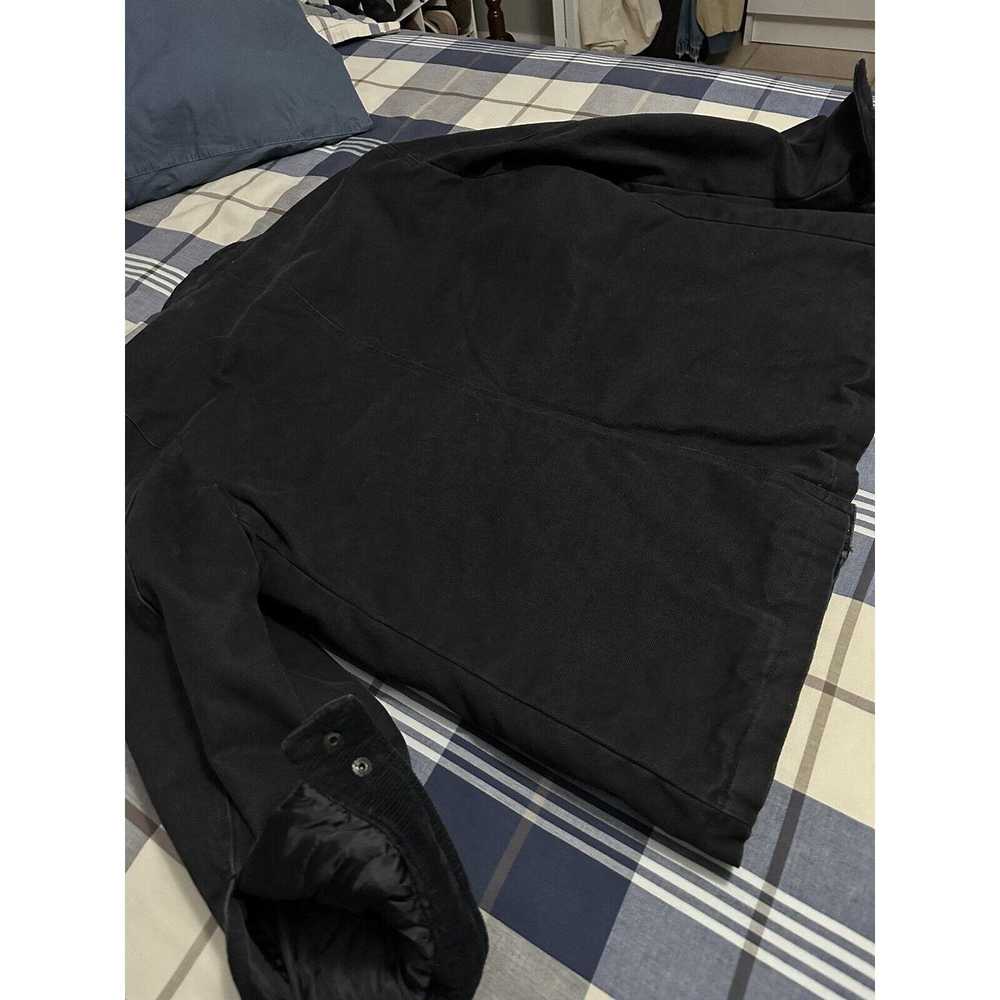 Levi's Levi’s Black Denim Jacket Size L Motorcycl… - image 11