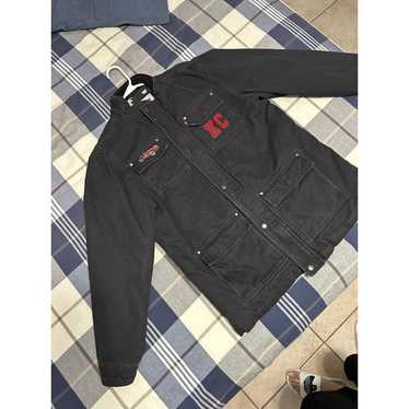 Levi's Levi’s Black Denim Jacket Size L Motorcycl… - image 1