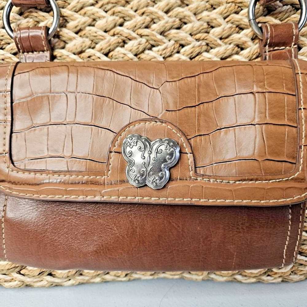 Vtg Bueno Natural Reed Shoulder Bag Purse Woven B… - image 3