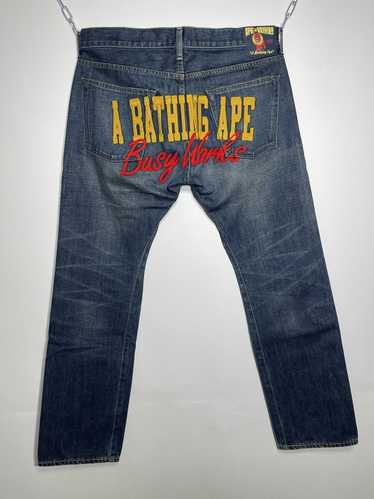 Bape Bape Champion logo Jeans 2013