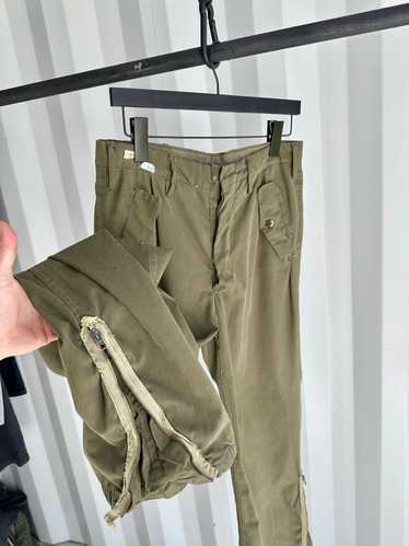 Military × Vintage French Military Flight Pants