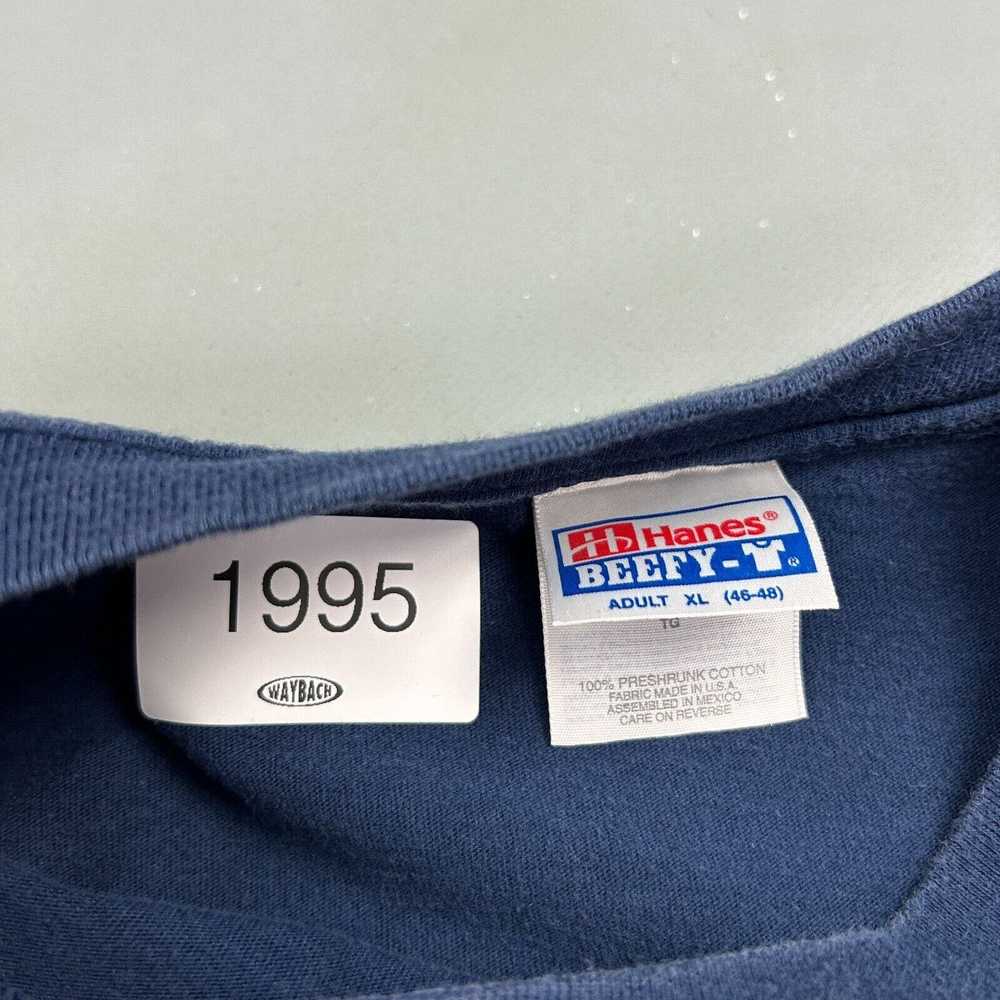 Hanes VINTAGE 90s | Ernie Ball Long Sleeve Flames… - image 6