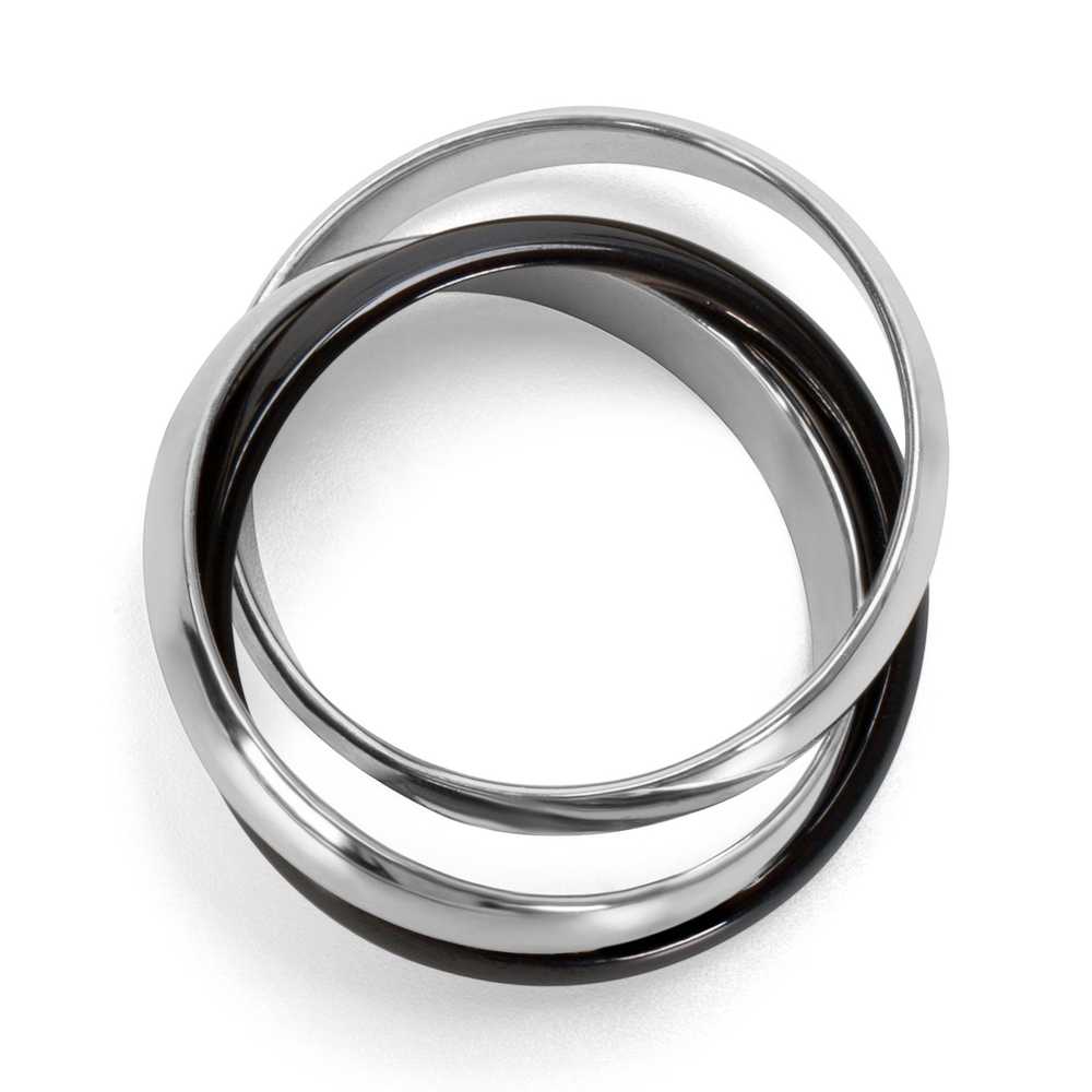 Cartier Cartier Trinity Ring in 18K White Gold & … - image 3