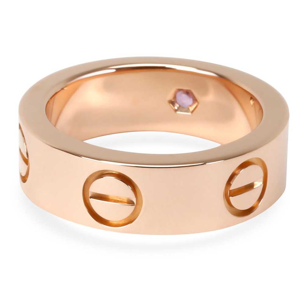 Cartier Cartier Pink Sapphire Love Ring in 18K Ro… - image 3