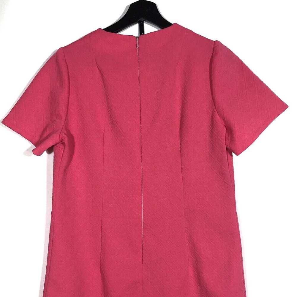 Handmade × Vintage Vintage Pink Dress Sheath Poly… - image 6