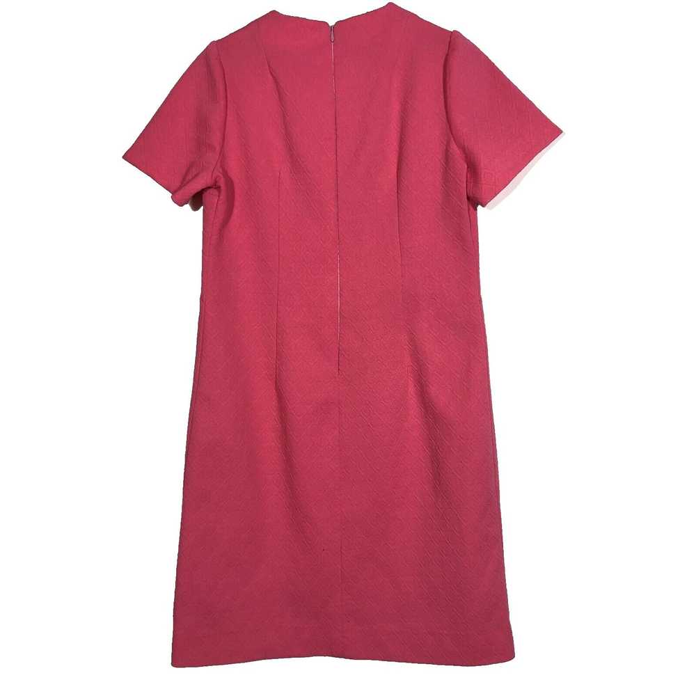 Handmade × Vintage Vintage Pink Dress Sheath Poly… - image 8