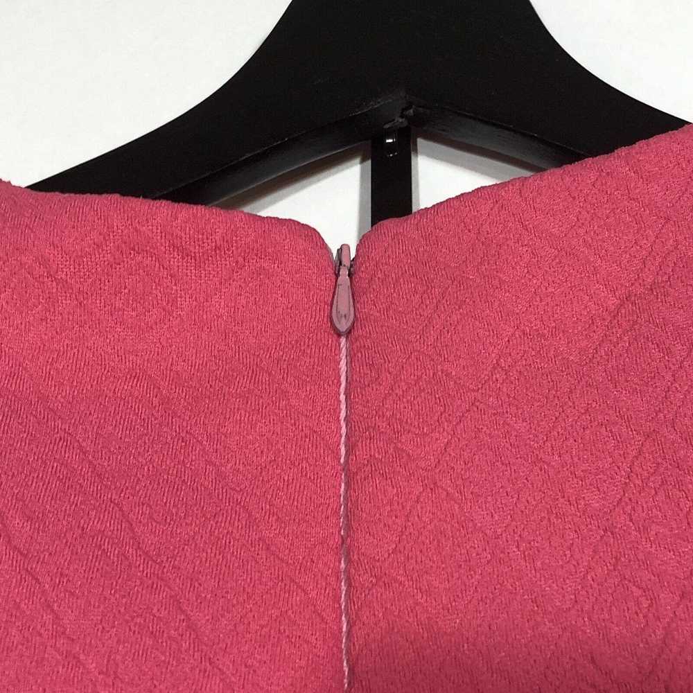 Handmade × Vintage Vintage Pink Dress Sheath Poly… - image 9