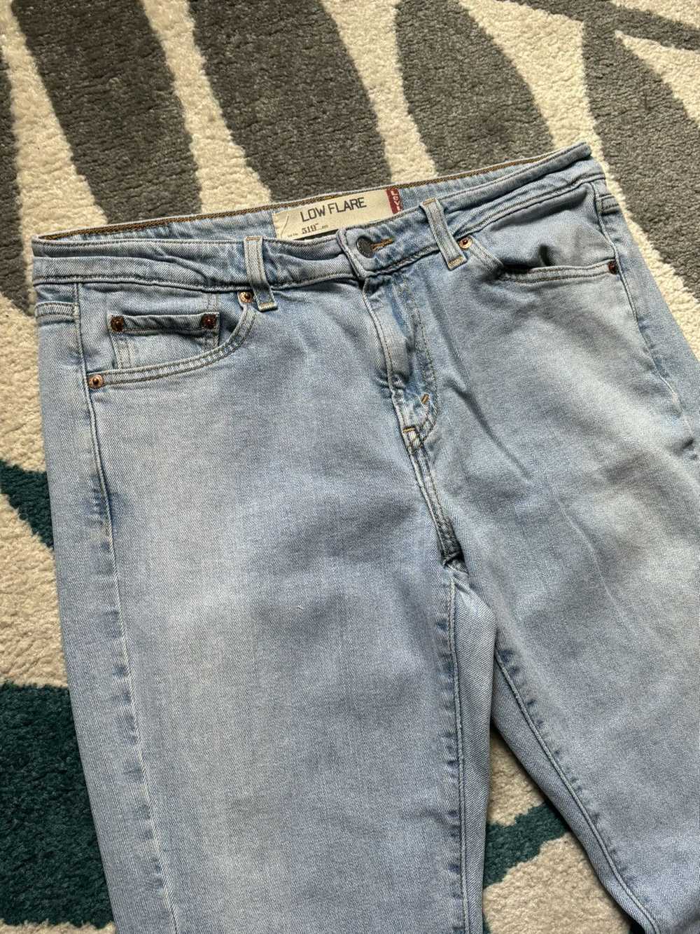 Levi's × Vintage Levi’s light wash flare jeans - image 2