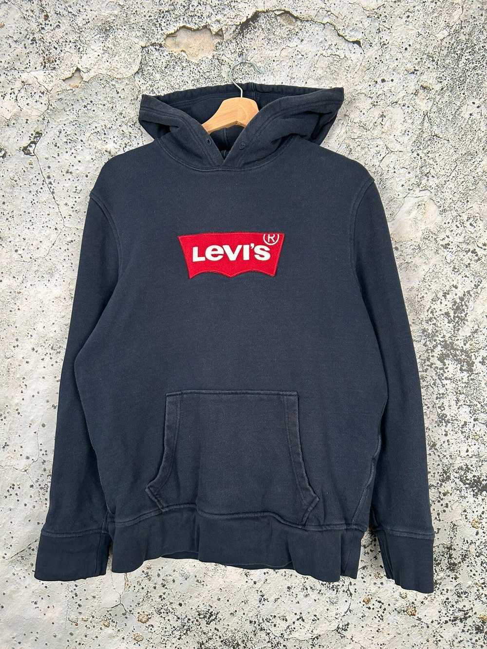 Levi's × Streetwear Vintage Levi’s Logo Hoodie St… - image 1