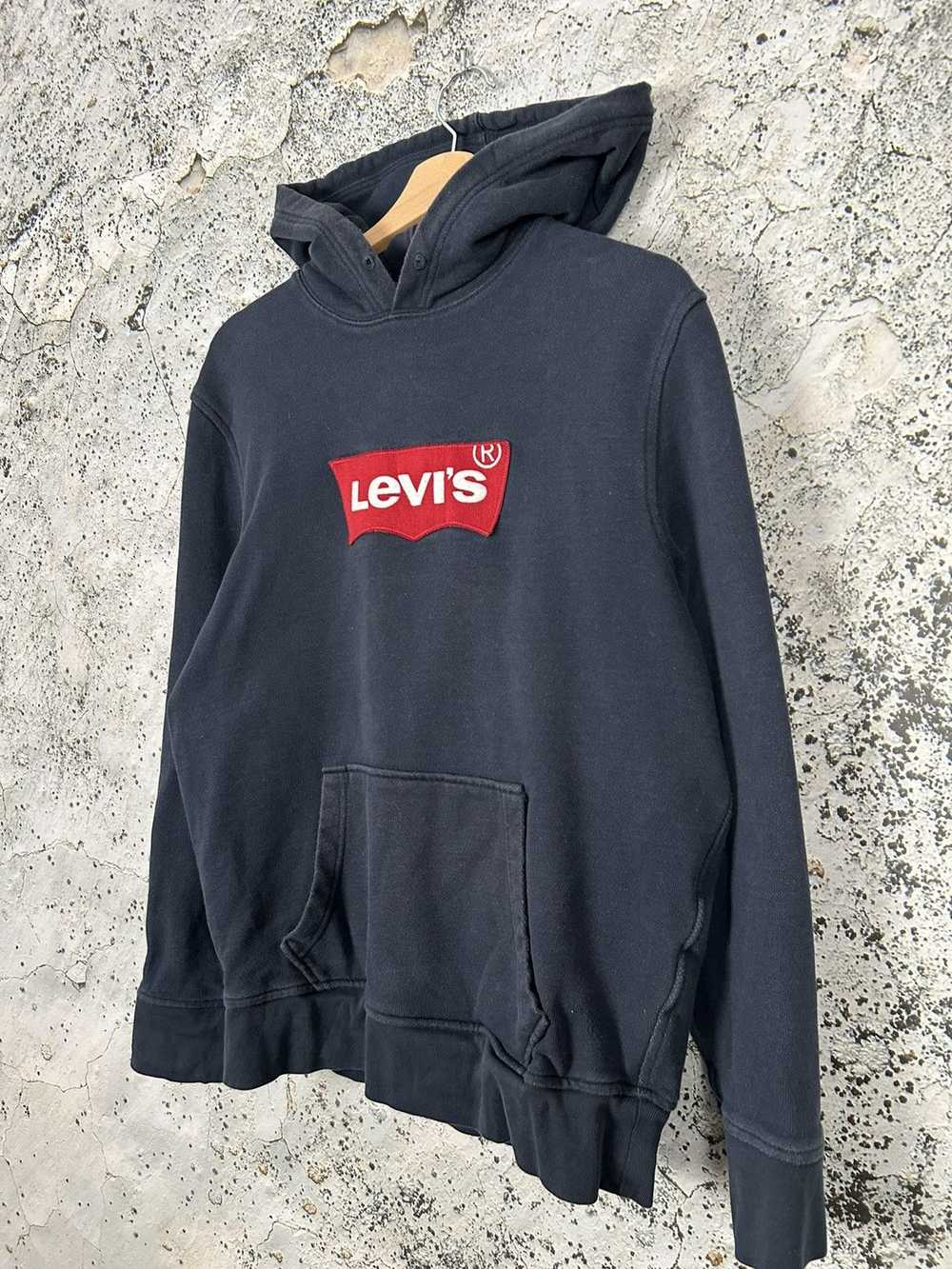 Levi's × Streetwear Vintage Levi’s Logo Hoodie St… - image 2