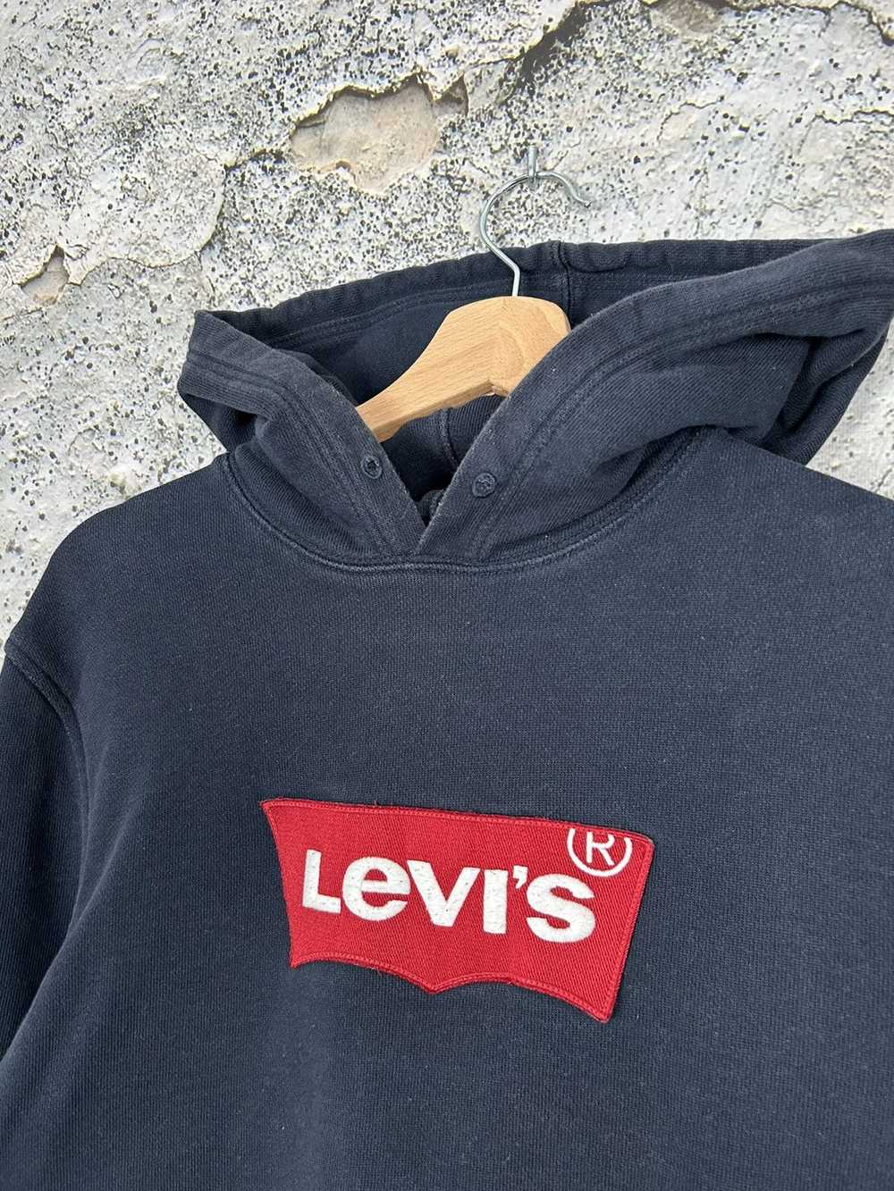 Levi's × Streetwear Vintage Levi’s Logo Hoodie St… - image 3