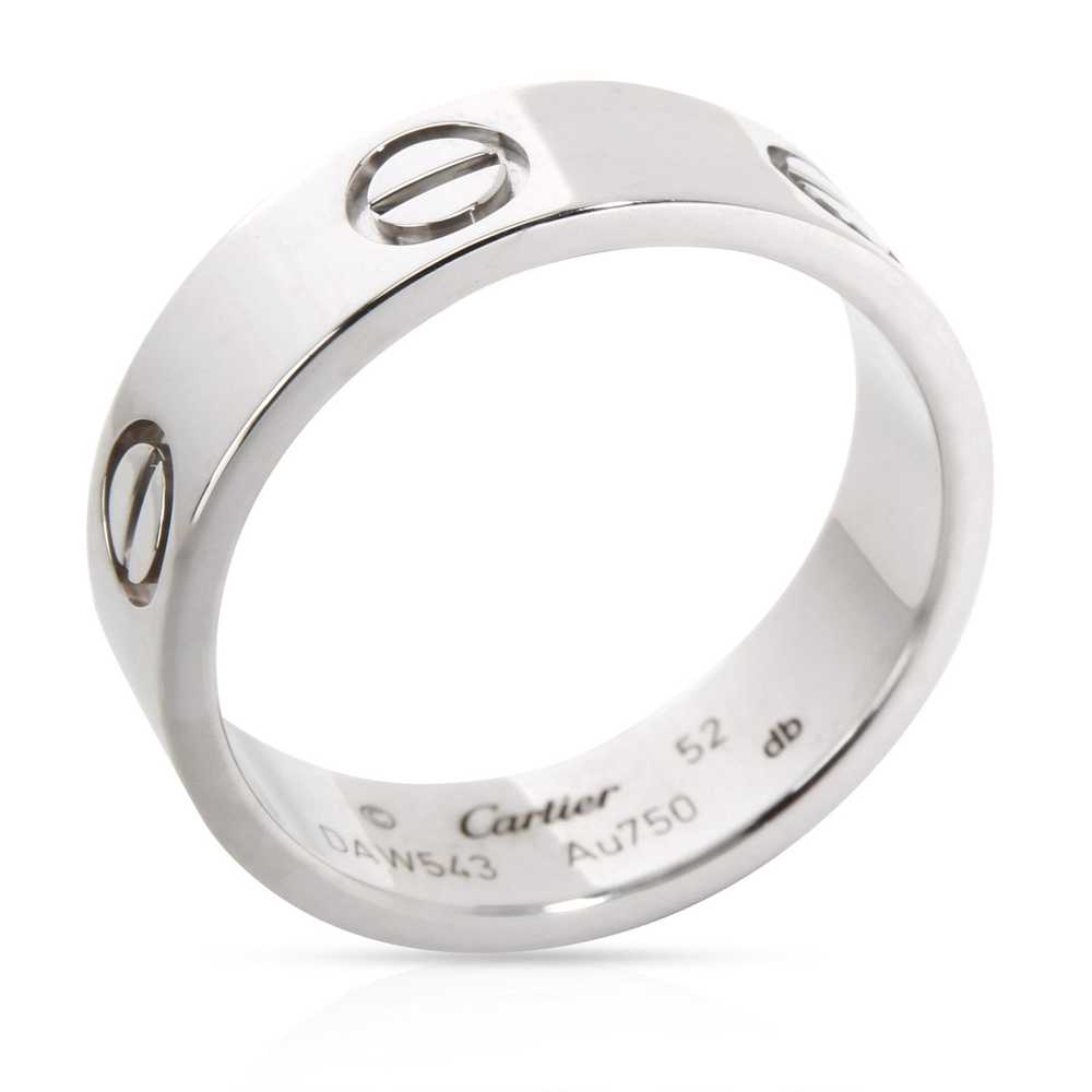 Cartier Cartier Love Band in 18KT White Gold - image 2