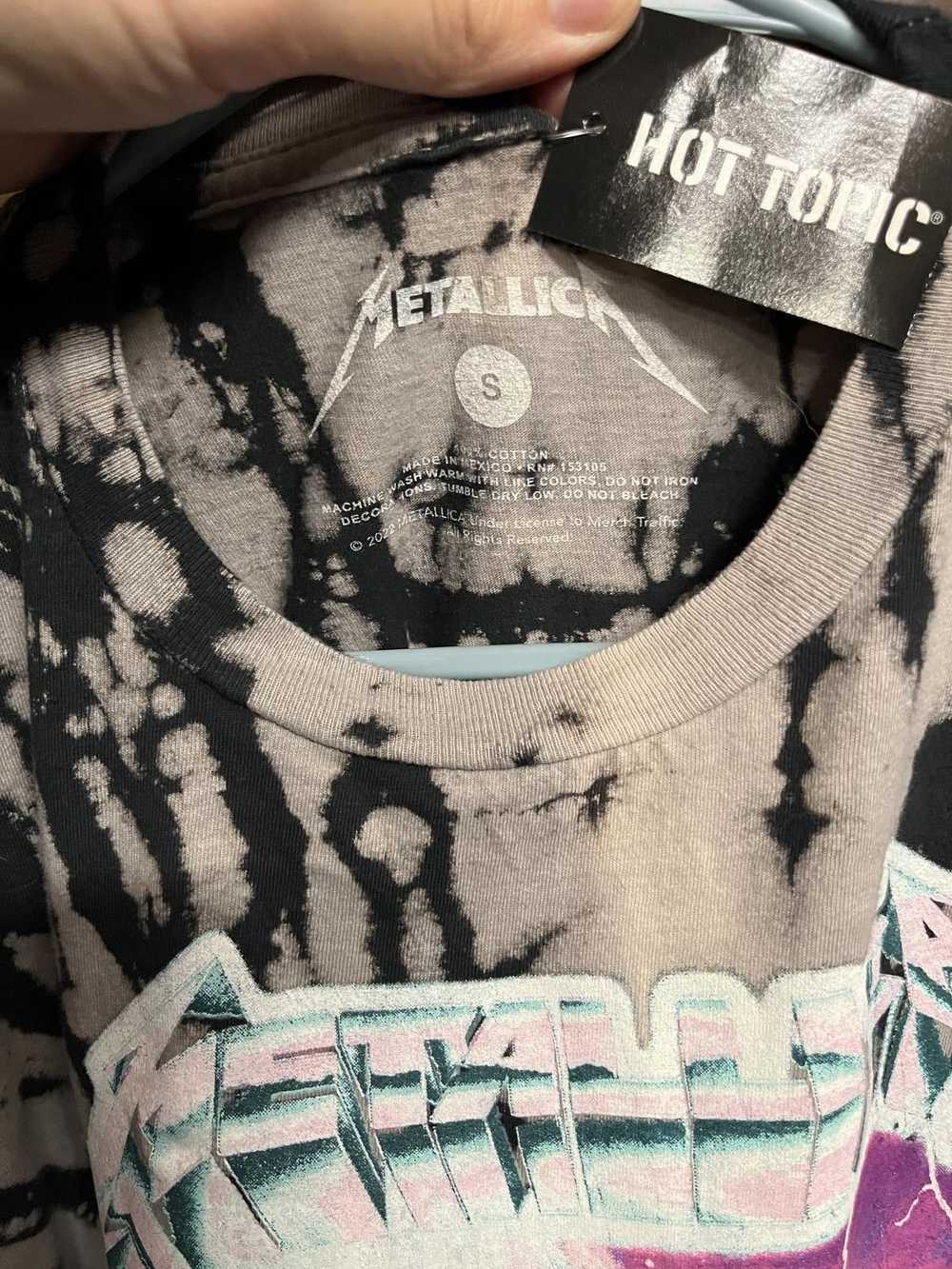 Rude (Hot Topic) Metallica Tie Dye Ride the Light… - image 3