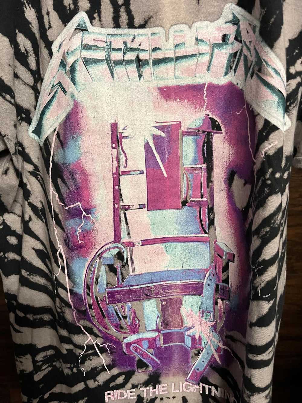 Rude (Hot Topic) Metallica Tie Dye Ride the Light… - image 4