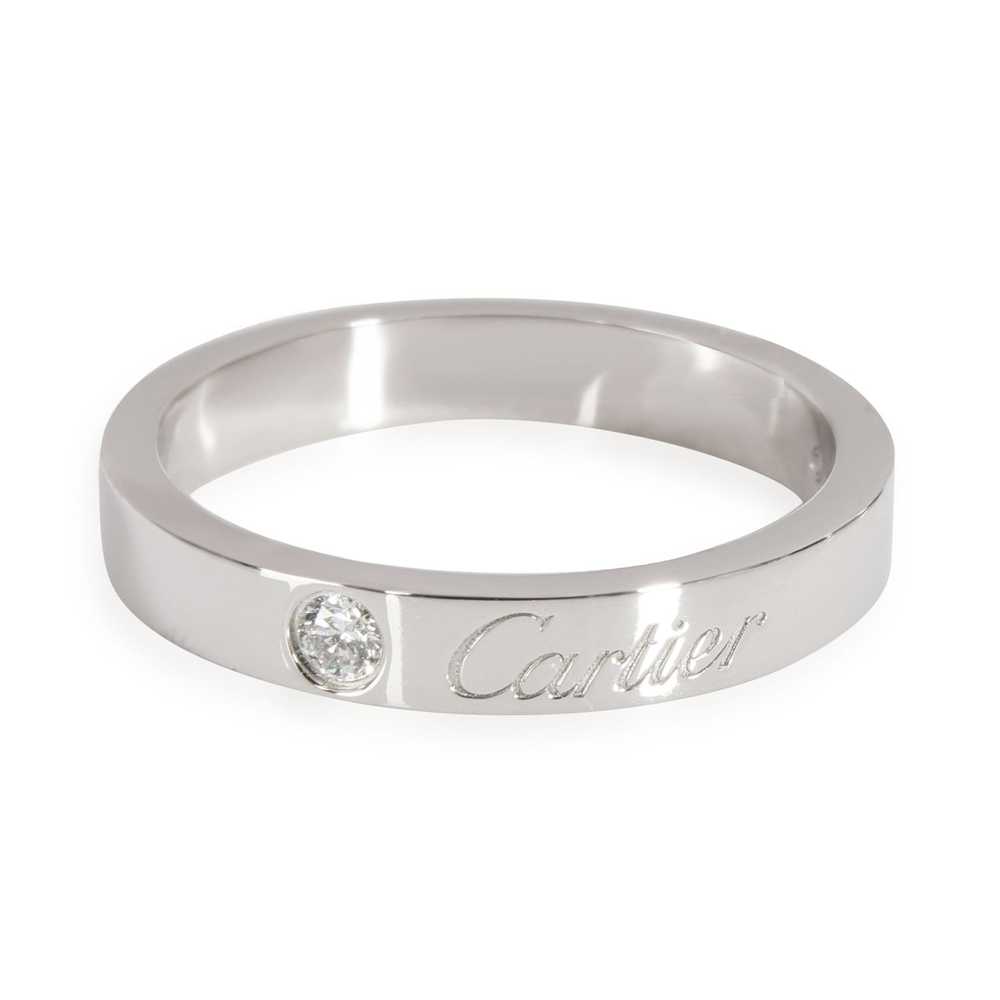 Cartier Cartier C de Cartier Diamond Ring in Plat… - image 1