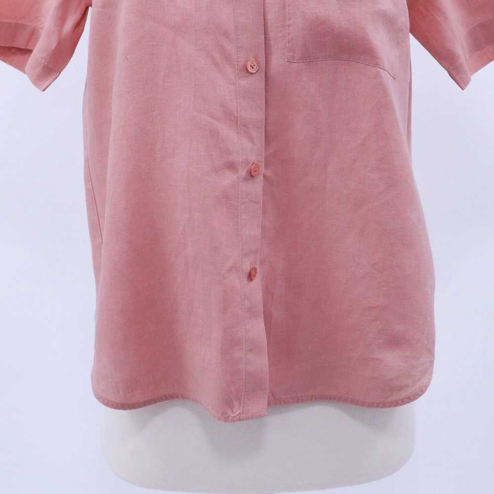 Pinko Lafayette 148 Linen Shirt Blouse Top Womens… - image 3