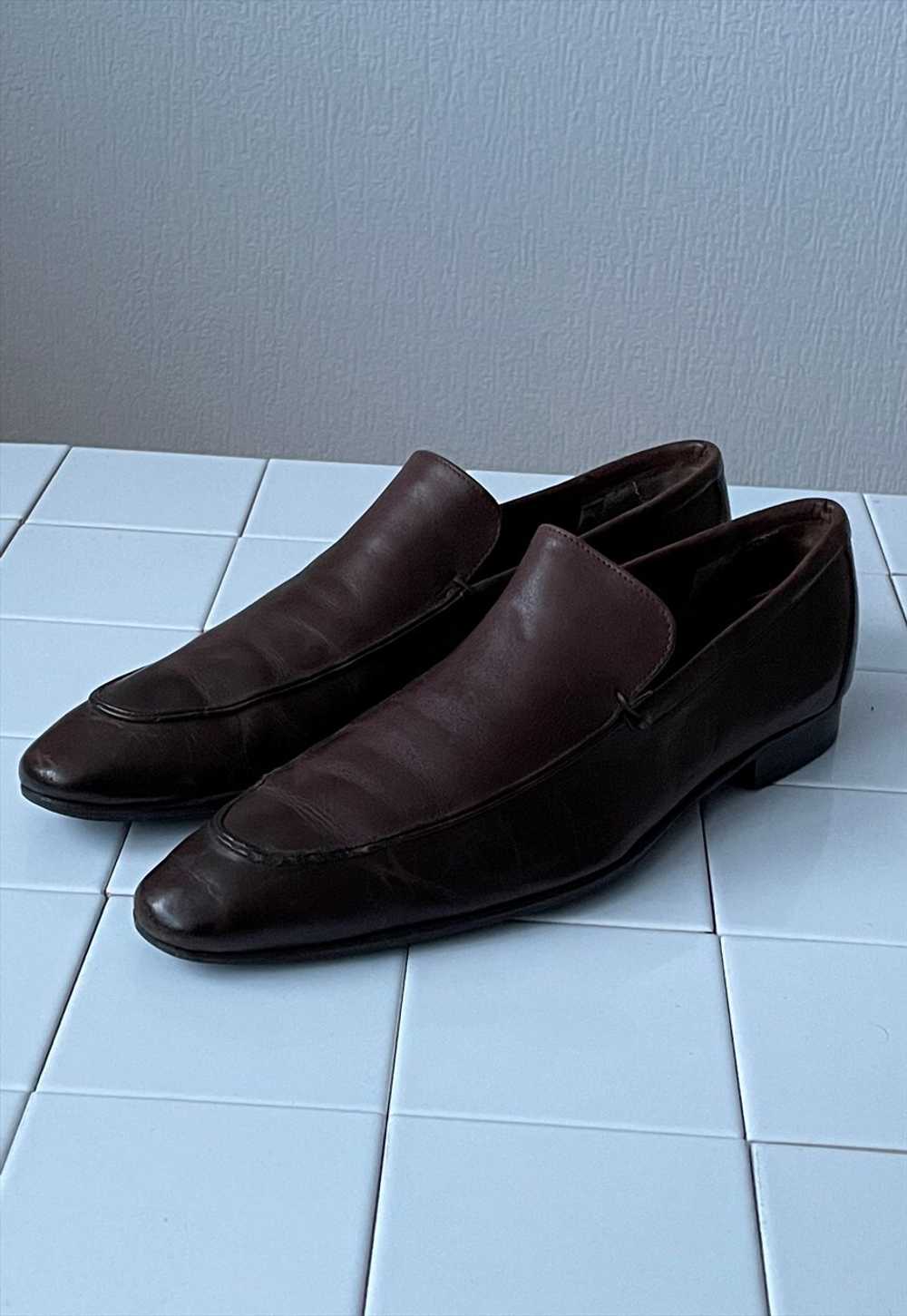 Vintage GUCCI Shoes Loafers Derby 90s Tom Ford Era - image 2