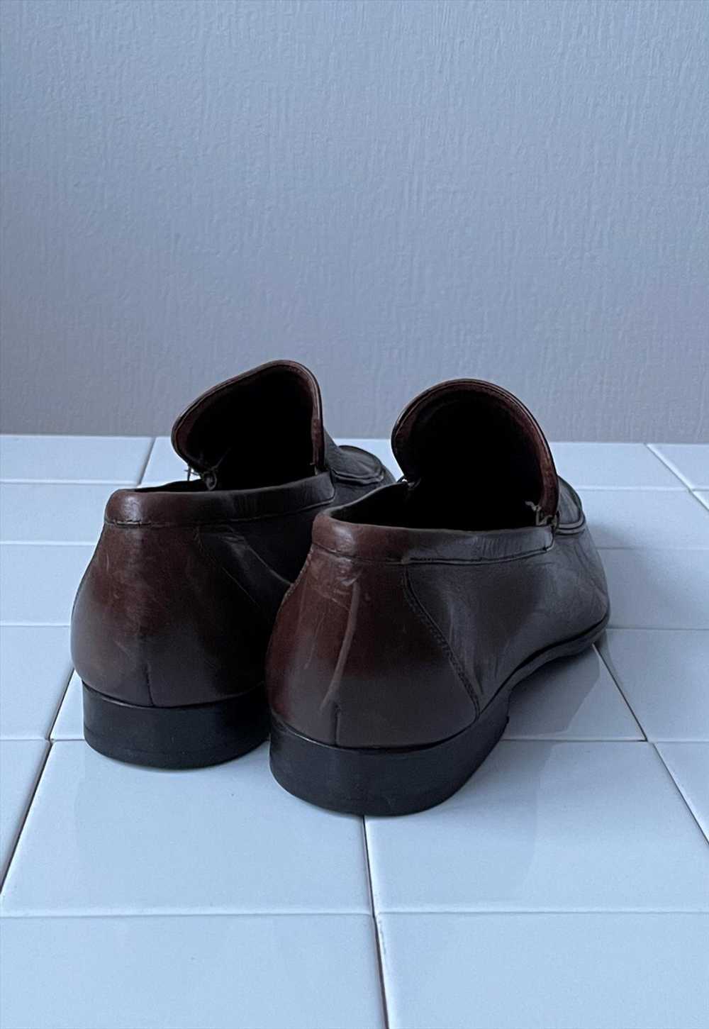 Vintage GUCCI Shoes Loafers Derby 90s Tom Ford Era - image 4