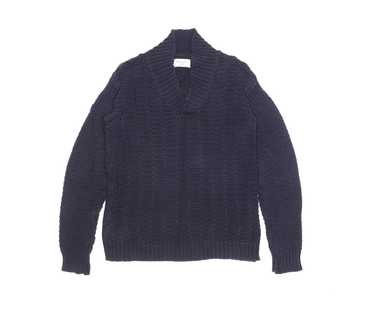 Our Legacy Shawl Collar Navy Knit - image 1
