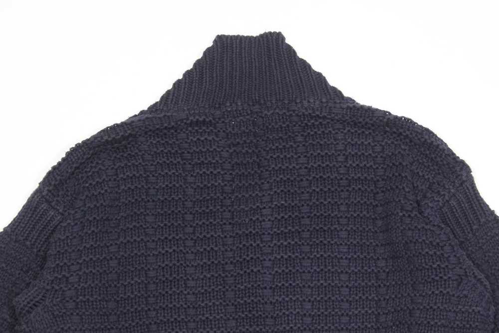 Our Legacy Shawl Collar Navy Knit - image 4