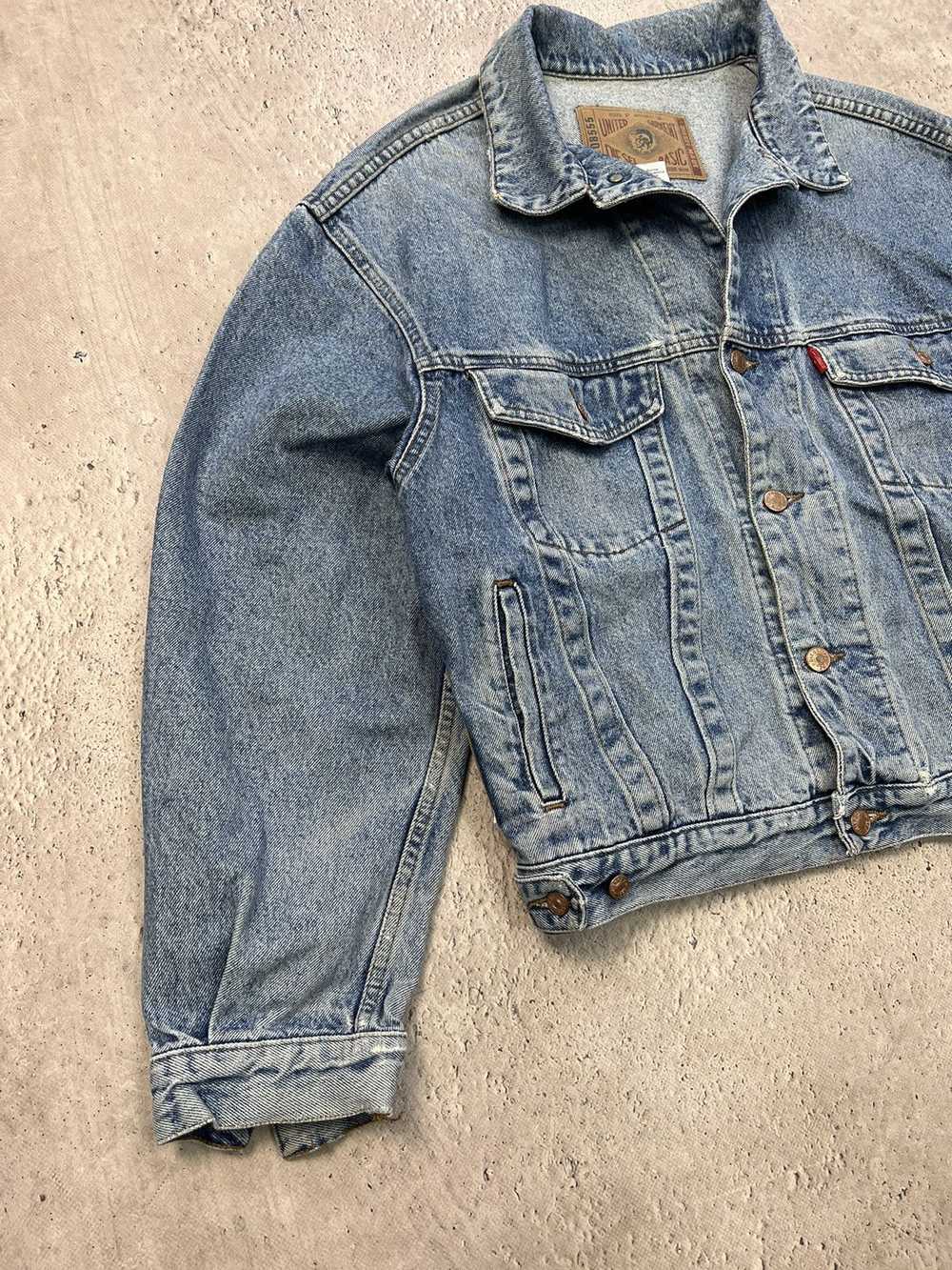 Denim Jacket × Diesel × Vintage VTG Y2K boxy Dies… - image 3