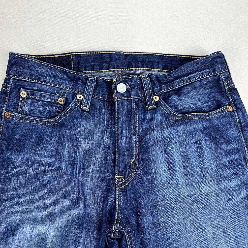 Levi's Levis 514 Jeans Men 29x30 Blue Denim Strai… - image 5