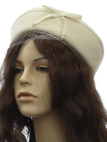 1960's Womens Boater Hat