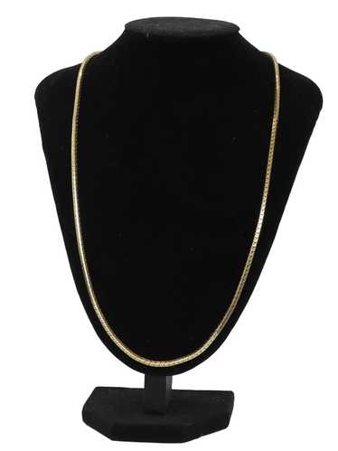 1980's Parklane Womens Gold Plated Chain Necklace