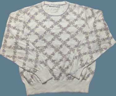 Lanvin LANVIN Sport Shirt Flower Art Sweatshirt - image 1