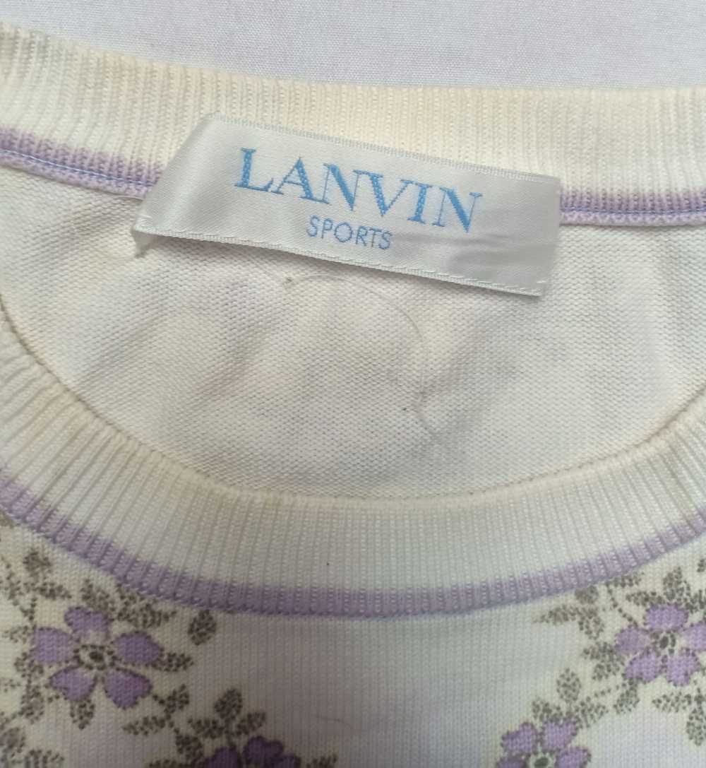 Lanvin LANVIN Sport Shirt Flower Art Sweatshirt - image 4