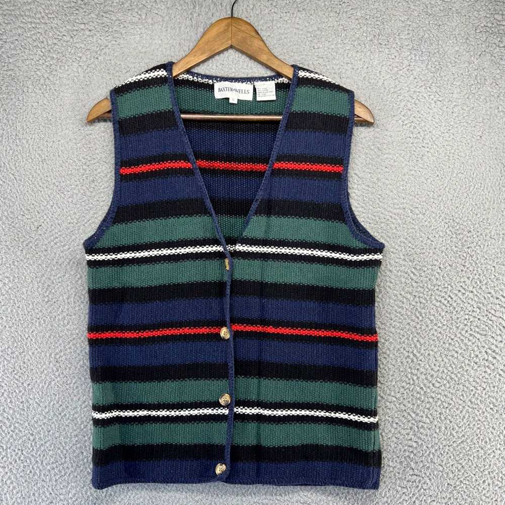 Vintage Vintage Baxter Wells Cardigan Sweater Ves… - image 1