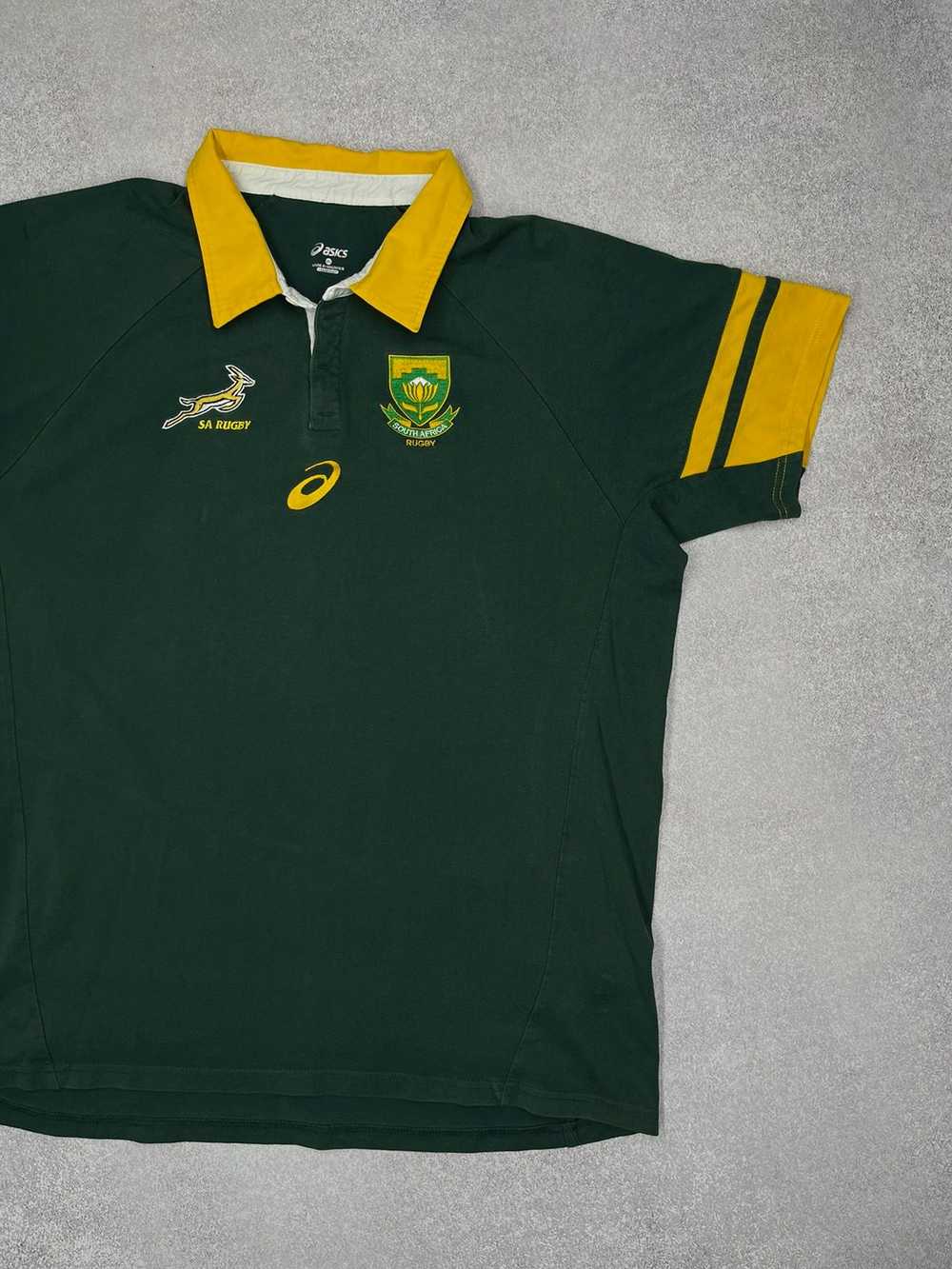 Asics × Soccer Jersey × Vintage Asics Sa Rugby So… - image 2